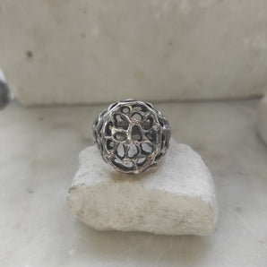 "Mars Collection Silver Ring"