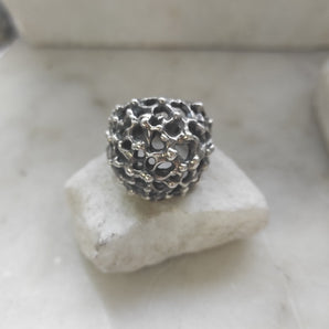 "Mars Collection Silver Ring"